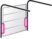 Z track side mounted tension spring system