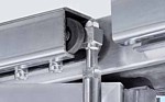 folding door top guide