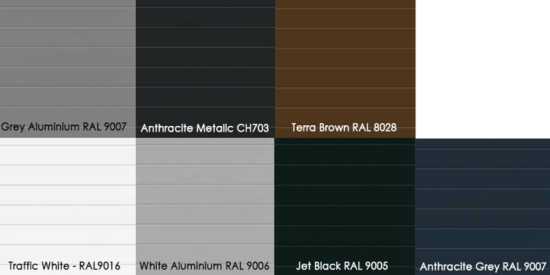 Hormann RenoMatics Colour Optinos