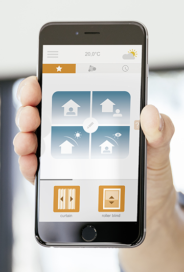 Control your home from the Somfy app