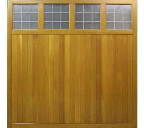 Ashbourne - Cedar Side Hinged Garage Doors