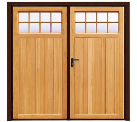 Ahston - Garador Timber Side Hinged Garage Doors