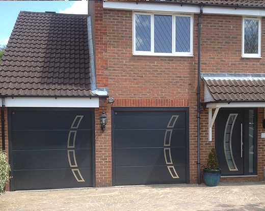 Hormann Sectional and Entrance doors with matching Decals