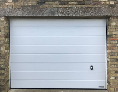 Sectional Garage Door with manual operation