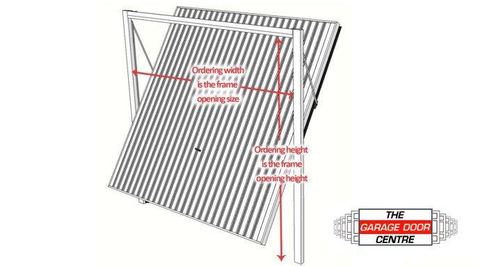 canopy type garage door movement