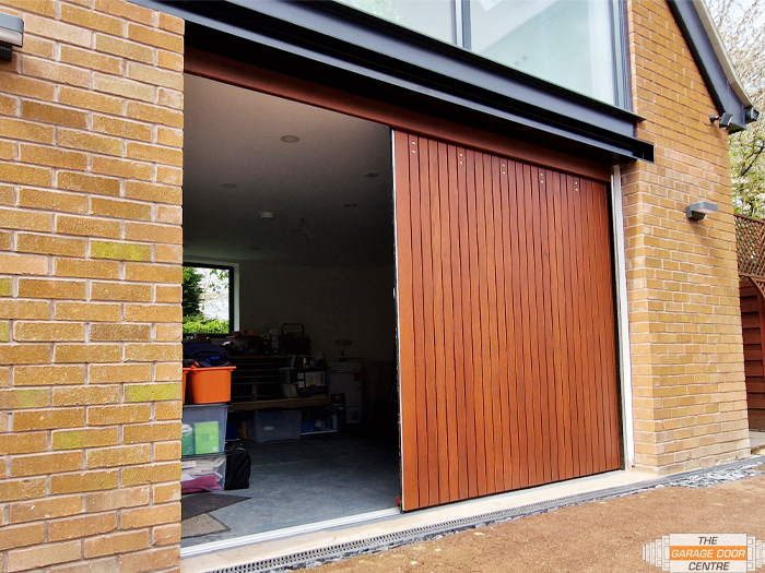 Round the corner timber doors